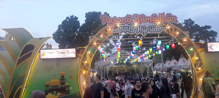 Suasana Pesona Ramadhan Sumatera Utara 1445 H.(HO/BOM)