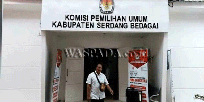 Kantor KPU Sergai.