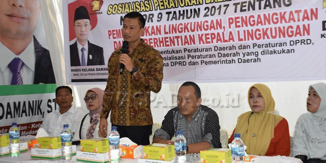 Ketua-Komisi-IV-DPRD-Medan,-Haris-Kelana-Damanik,-saat-menggelar-sosialisasi-Perda-Kota-Medan.gif-2