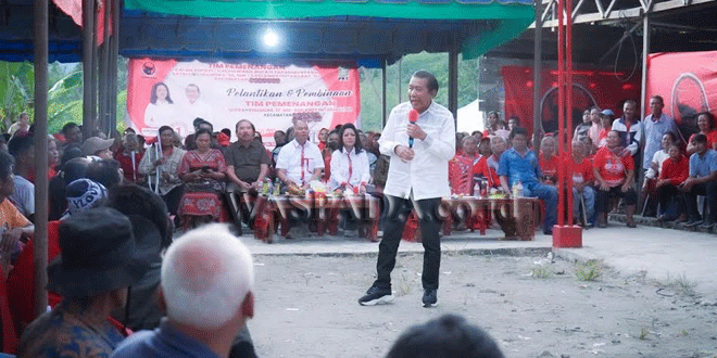 Calon Bupati - Wakil Bupati Taput Satika Simamora - Sarlandy Hutabarat tegas mengatakan bahwa narkoba harus diberangus di wilayah Tapanuli Utara tatap mukanya dengan masyarakat Purbatua dan Simangumban, Pahae