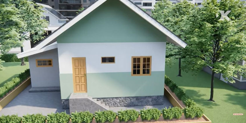 Desain Rumah Minimalis 6x9 M dengan Nuansa Pedesaan yang Nyaman